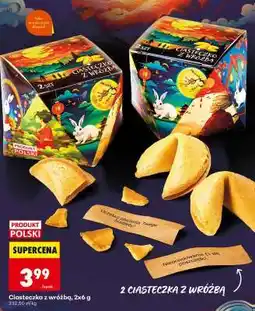 Biedronka Ciasteczka z wróżbą, 2x6 g oferta