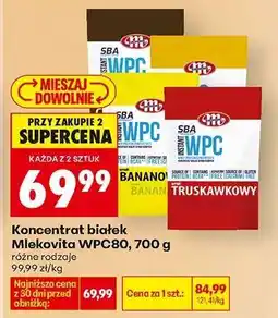 Biedronka Koncentrat białek Mlekovita WPC80, 700 g oferta