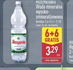 ALDI Muszynianka woda mineralna oferta