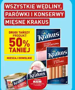 ALDI Krakus wędliny, parówki, konserwy oferta