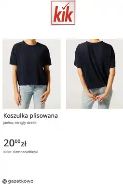 KiK Koszulka plisowana oferta