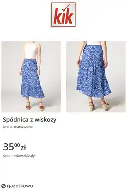 KiK Spódnica z wiskozy oferta