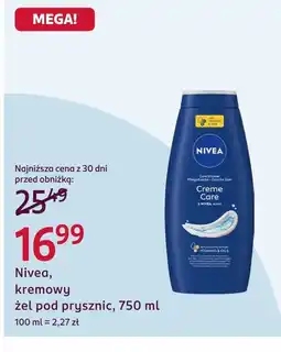 Rossmann Żel pod prysznic Nivea oferta