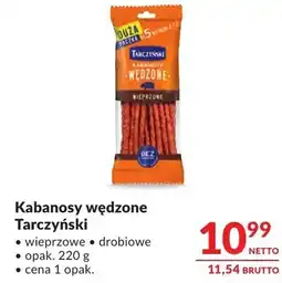 Makro Kabanosy wędzone Tarczyński wieprzowe drobiowe oferta