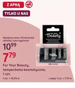 Rossmann Temperówka For Your Beauty oferta