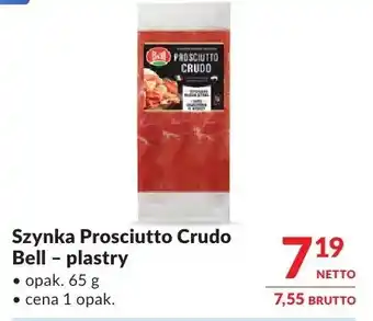 Makro Szynka Prosciutto Crudo Bell - plastry oferta