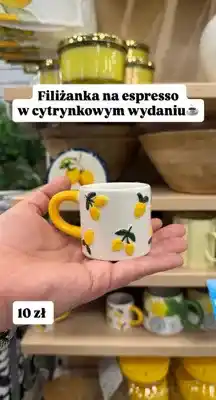 Pepco Filiżanka na espresso w cytryny oferta