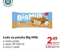 Makro Lody na patyczku Big Milk oferta