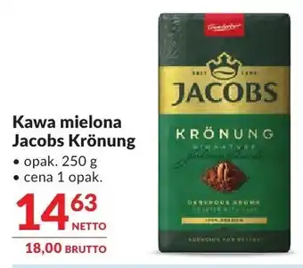 Makro Kawa mielona Jacobs Krönung oferta