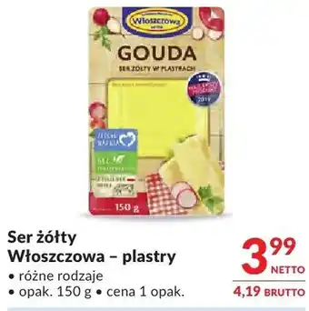 Makro Ser żółty Włoszczowa - plastry oferta