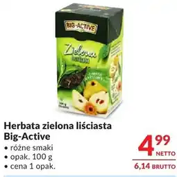 Makro Herbata zielona liściasta Big-Active oferta