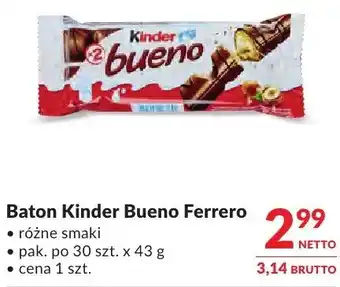 Makro Baton Kinder Bueno Ferrero oferta