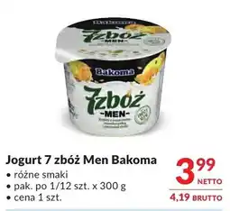 Makro Jogurt 7 zbóż Men Bakoma oferta