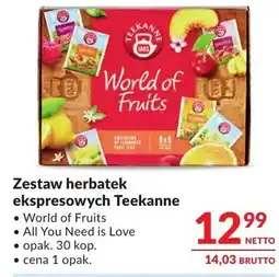 Makro Zestaw herbatek ekspresowych Teekanne World of Fruits All You Need is Love oferta