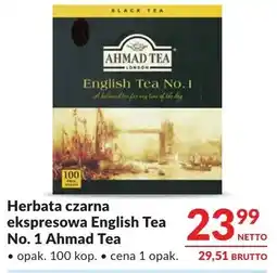 Makro Herbata czarna ekspresowa English Tea No. 1 Ahmad Tea oferta