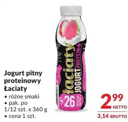 Makro Jogurt pitny proteinowy Łaciaty oferta