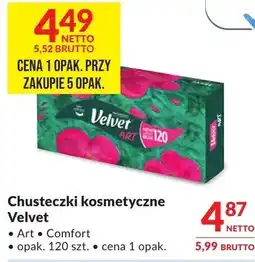 Makro Chusteczki kosmetyczne Velvet Art/Comfort oferta