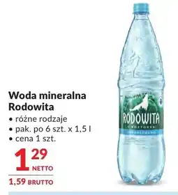 Makro Woda mineralna Rodovita oferta
