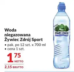 Makro Woda niegazowana Żywiec Zdrój Sport oferta