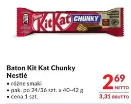 Makro Baton Kit Kat Chunky Nestlé oferta