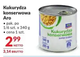 Makro Kukurydza konserwowa Aro oferta