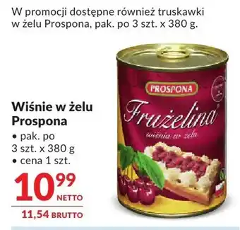 Makro Wiśnie w żelu Prospona oferta