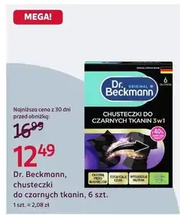 Rossmann Chusteczki do czarnych tkanin 3w1 oferta
