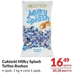 Makro Cukierki Milky Splash Toffee Roshen oferta