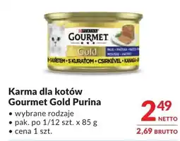 Makro Karma dla kotów Gourmet Gold Purina oferta