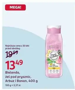 Rossmann Żel pod prysznic Arbuz i Banan oferta