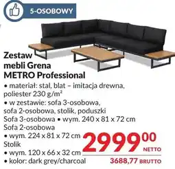 Makro Zestaw mebli Crena METRO Professional oferta