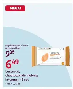 Rossmann Chusteczki do higieny intymnej oferta
