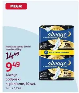 Rossmann Podpaski higieniczne oferta