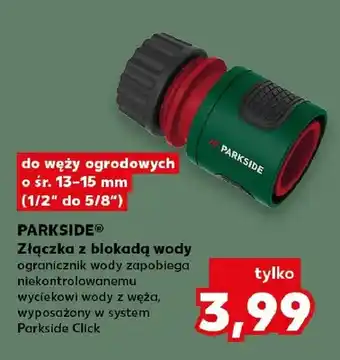 Kaufland Złączka z blokadą wody oferta