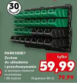 Kaufland Zestaw do układania i przechowywania organizer ścienny montażowy oferta