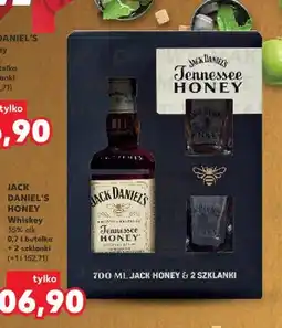 Kaufland Whiskey Honey 0,7l butelka + 2 szklanki oferta