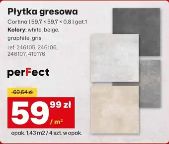 3W Płytka gresowa Cortina oferta
