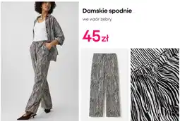 Pepco Damskie spodnie we wzór zebry oferta