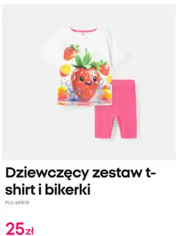 Pepco Dziewczęcy zestaw t-shirt i bikerki oferta