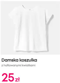 Pepco Damska koszulka z haftowanymi kwiatkami oferta