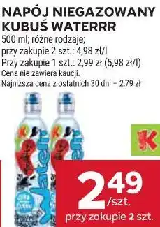 Stokrotka NAPÓJ NIEGAZOWANY KUBUŚ WATERRR oferta