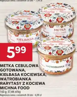 Stokrotka Metka cebulowa gotowana, kiełbasa kociewska, wątrobianka rarytasy z Kociewa oferta