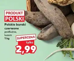 Kaufland Buraki czerwone podłużne luzem oferta