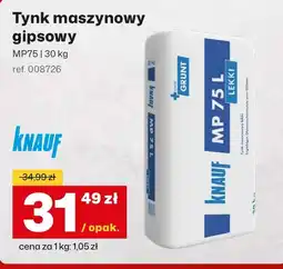3W Tynk maszynowy Knauf oferta