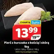 Delfin Pierś z kurczaka z kością i skórą oferta