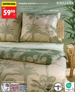 Biedronka SMUKEE Komplet pościeli bawełnianej oferta