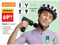 Biedronka HYKKER Pistolet do masażu oferta