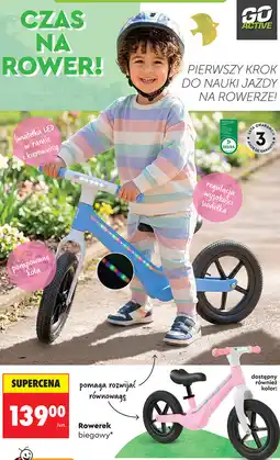 Biedronka Rowerek biegowy* GO ACTIVE oferta