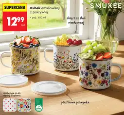 Biedronka Smukee Kubek emaliowany z pokrywką oferta