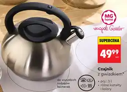 Biedronka Czajnik z gwizdkiem MG home oferta